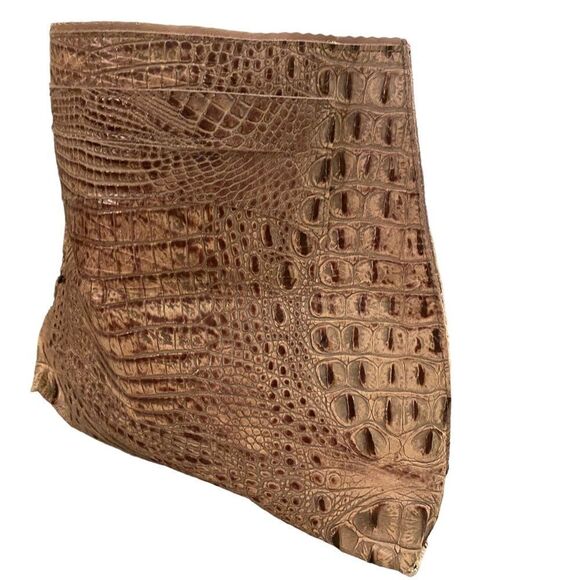 B. MAY UNIQUE REPTILE HANDBAG / CLUTCH - Picture 9 of 11